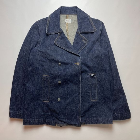 Vintage 90s Calvin Klein CK Denim Jacket Women's Medium - Picture 1 of 9